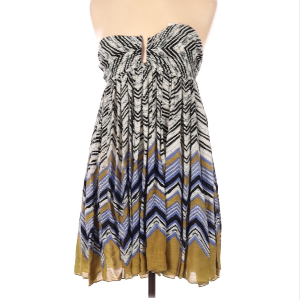 (NEW) FREE PEOPLE BOHO STRAPLESS DRESS